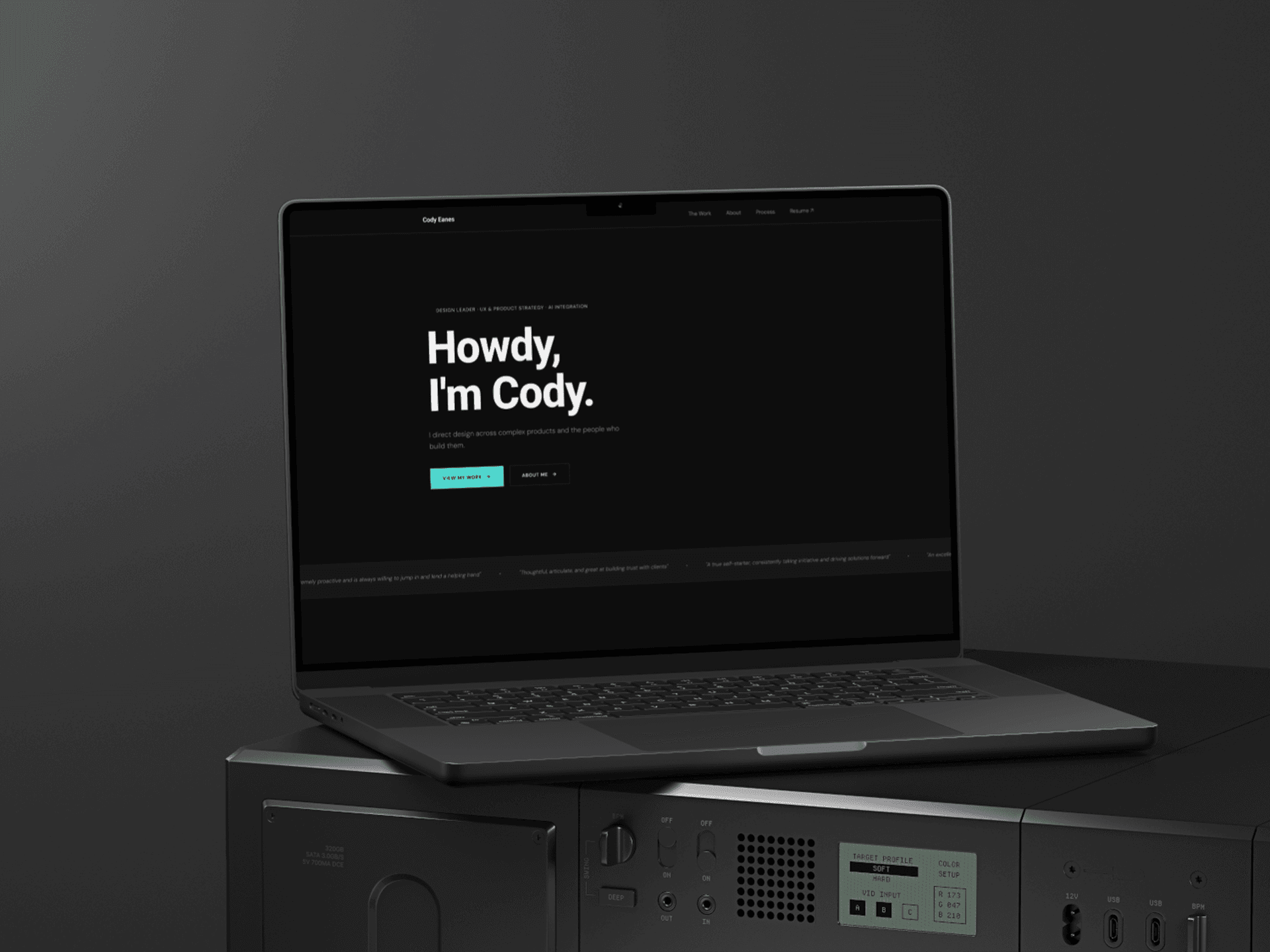 codyeanes.com — portfolio and CMS