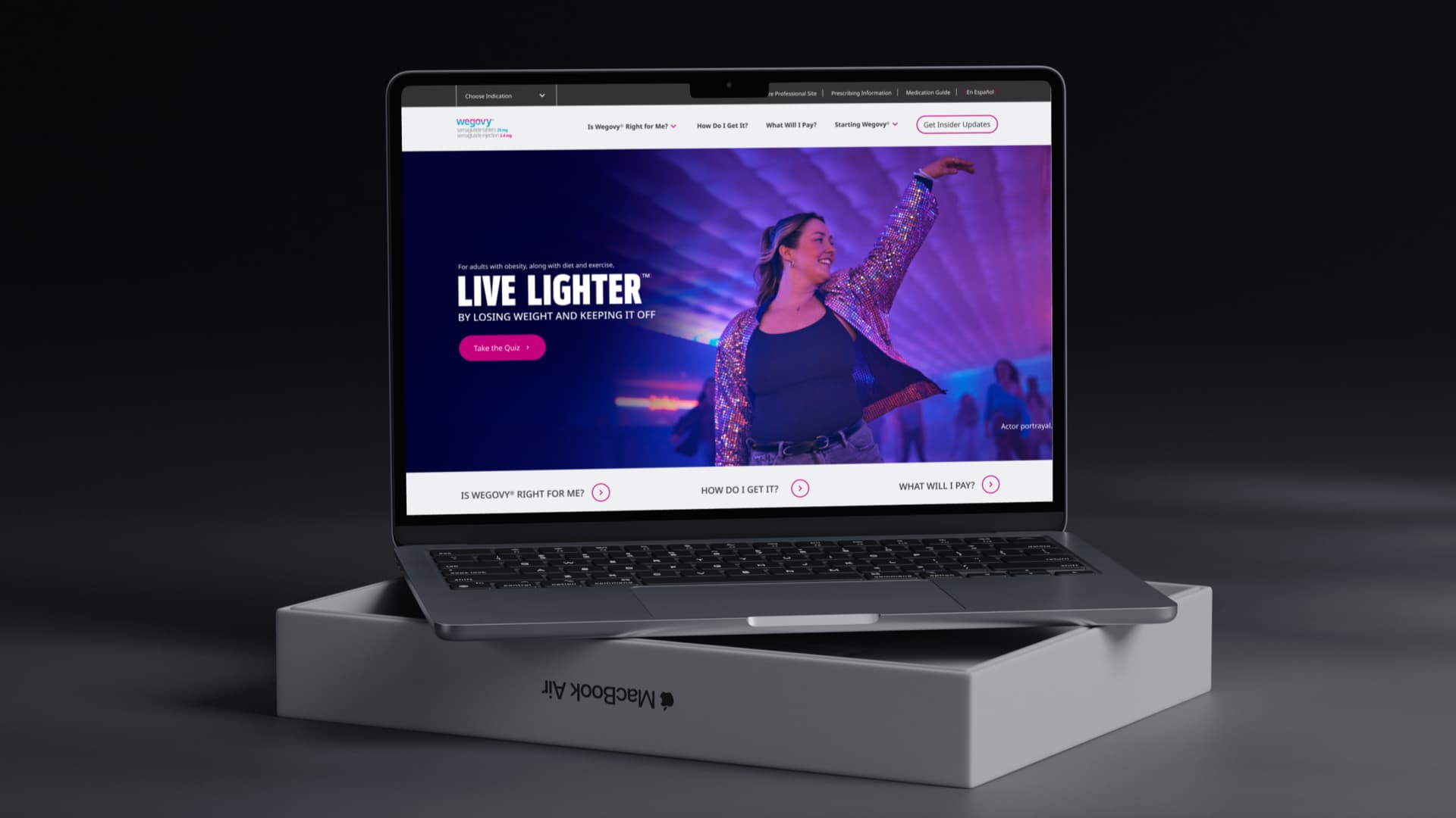 Wegovy.com redesign