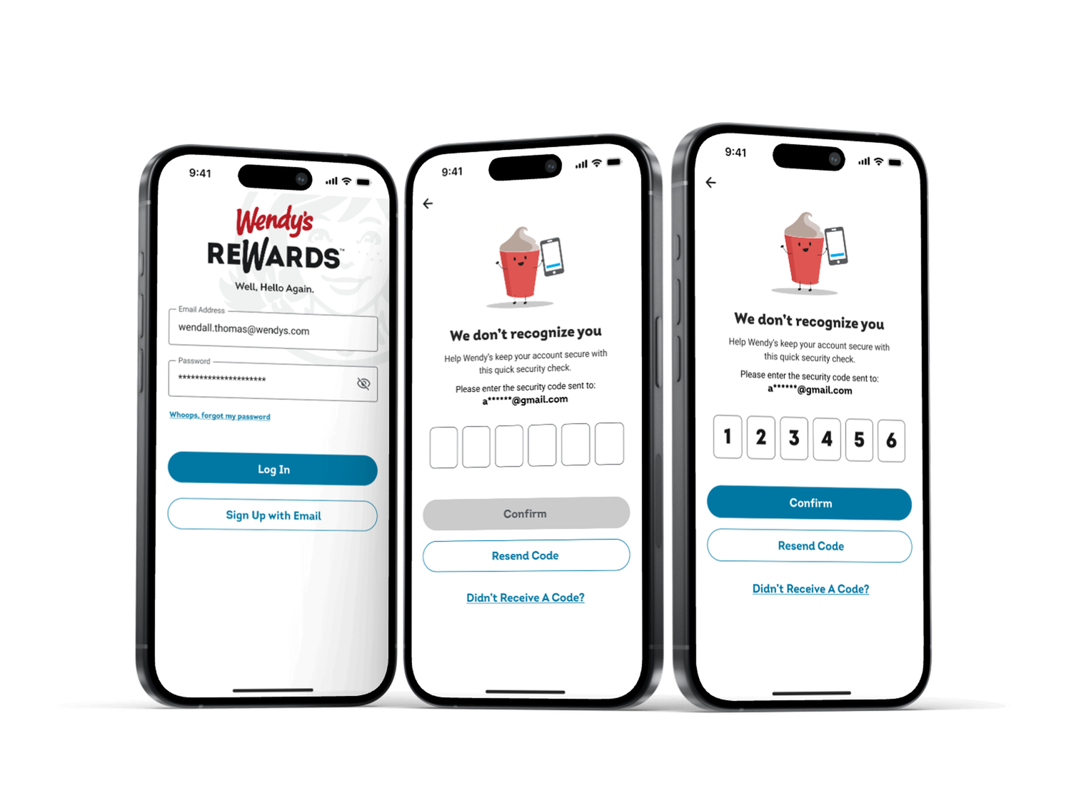 Wendy's digital ordering app
